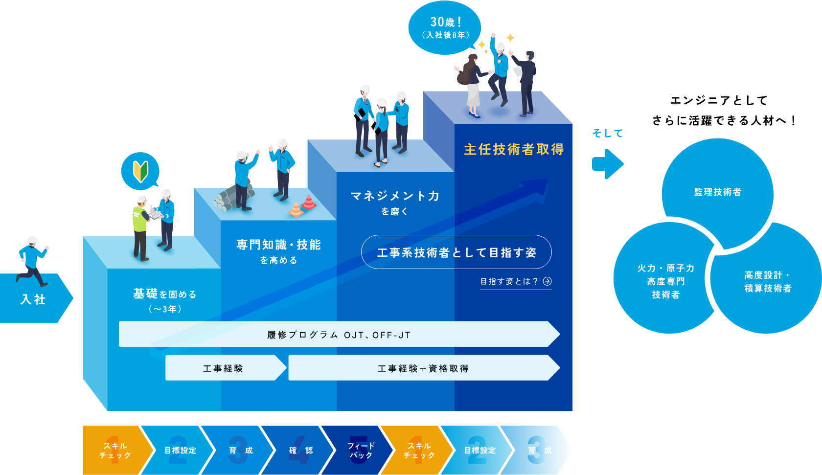 キャリアステップ図